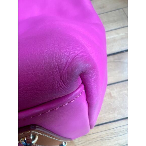 Dooney & Bourke McKenzie Bubblegum Pink Large Hobo Bag Purse Handbag - Picture 8 of 12